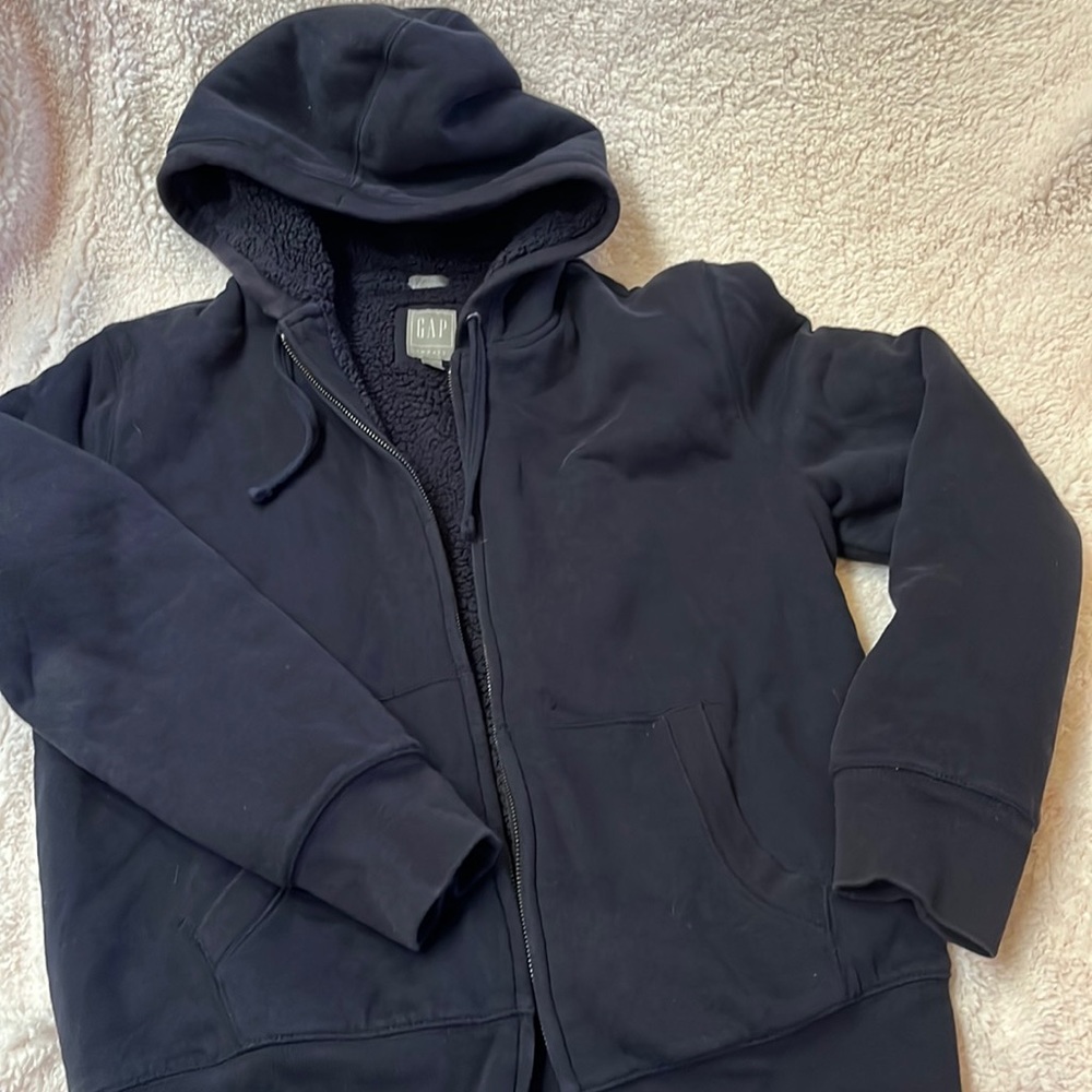 Gap Sherpa lined hoodie